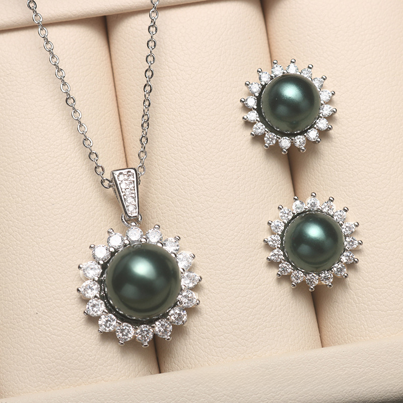 ❤️12k-2 🔥New Limited Time Promotion 70% OFF❤️🎁 Akoya Pearl Jewelry Set (Necklace, Earrings)