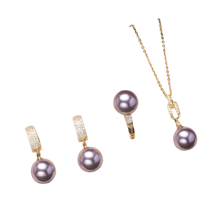 🔥LAST DAY 50% OFF❤️🎁 Akoya Pearl Jewelry Set (Necklace, Ring, Earrings)