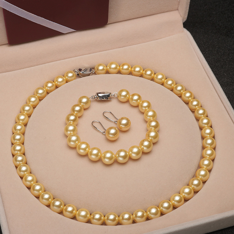 ❤️12k 🔥Hot Sale - 50% OFF🎁Akoya Pearl Jewelry Set (Necklace, Bracelet, Earrings)