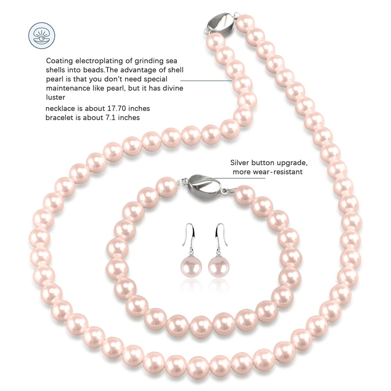 ❤️12k 🔥Hot Sale - 50% OFF🎁Akoya Pearl Jewelry Set (Necklace, Bracelet, Earrings)