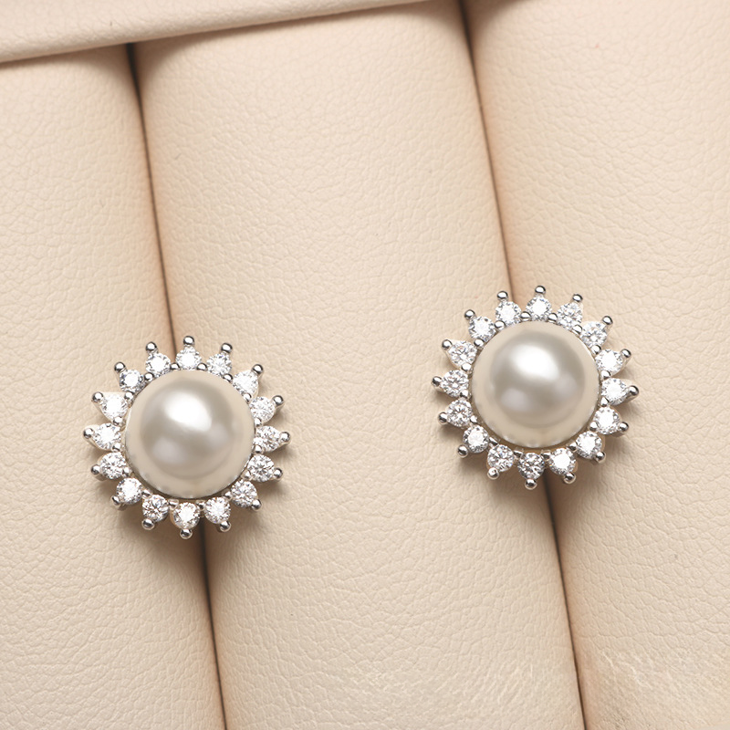 ❤️12k-2 🔥New Limited Time Promotion 70% OFF❤️🎁 Akoya Pearl Jewelry Set (Necklace, Earrings)