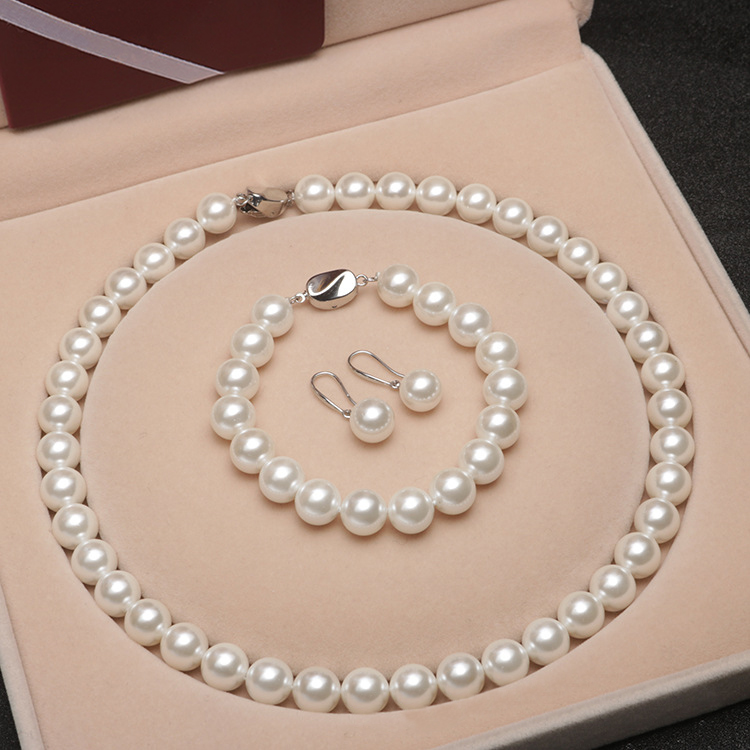 ❤️12k 🔥Hot Sale - 50% OFF🎁Akoya Pearl Jewelry Set (Necklace, Bracelet, Earrings)